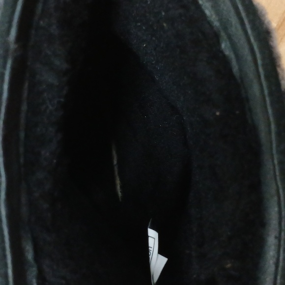 Ugg Reykir Waterproof Furry Black Boots Size 6 - Picture 8 of 10